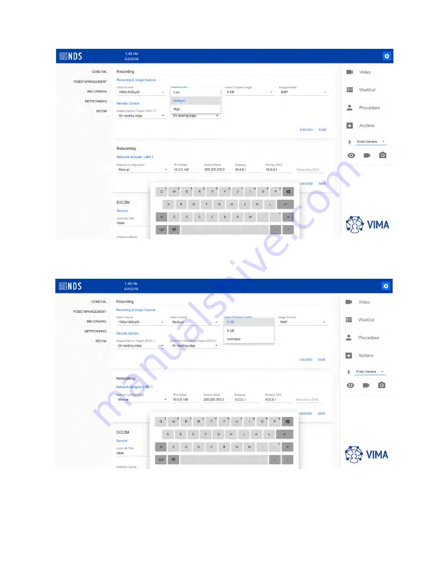 NDS VIMA User Manual Download Page 51