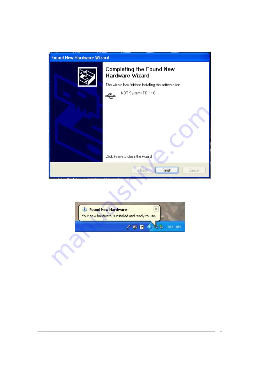 NDT Systems TG110DL User Manual Download Page 50