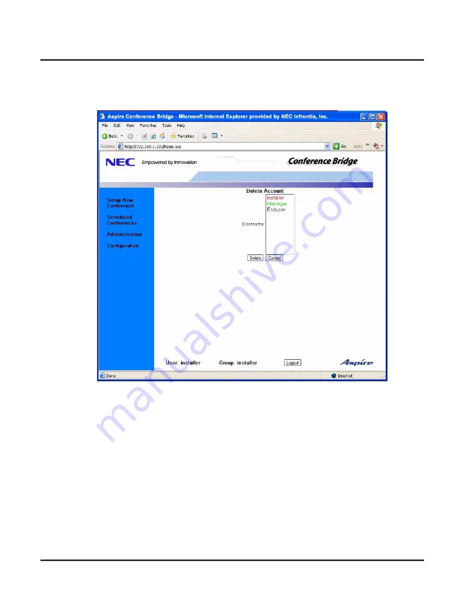 NEC 0891069 Manual Download Page 37