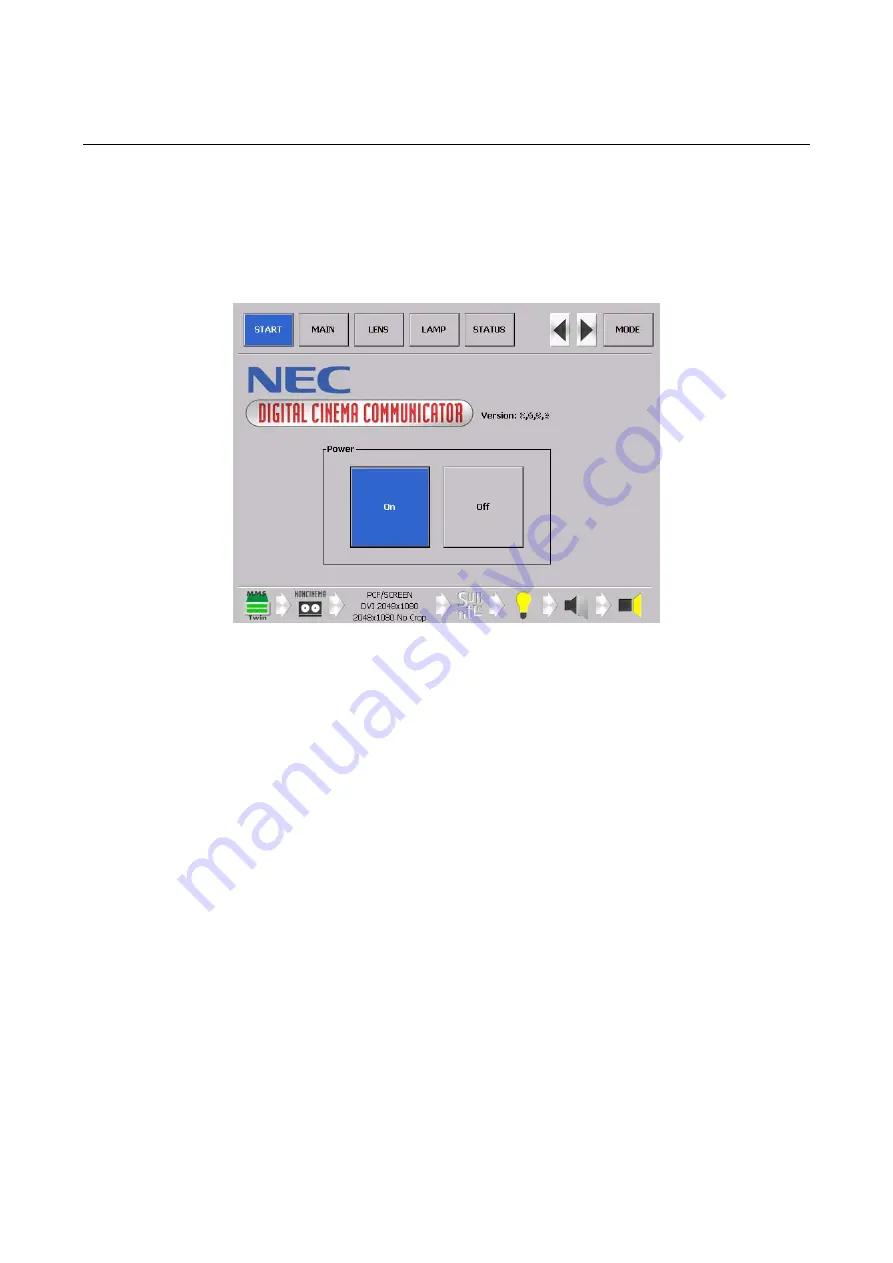 NEC DLP CINEMA NC2500S Скачать руководство пользователя страница 112