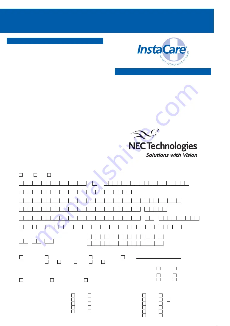 NEC DT100 - MultiSync XGA LCD Projector User Manual Download Page 4