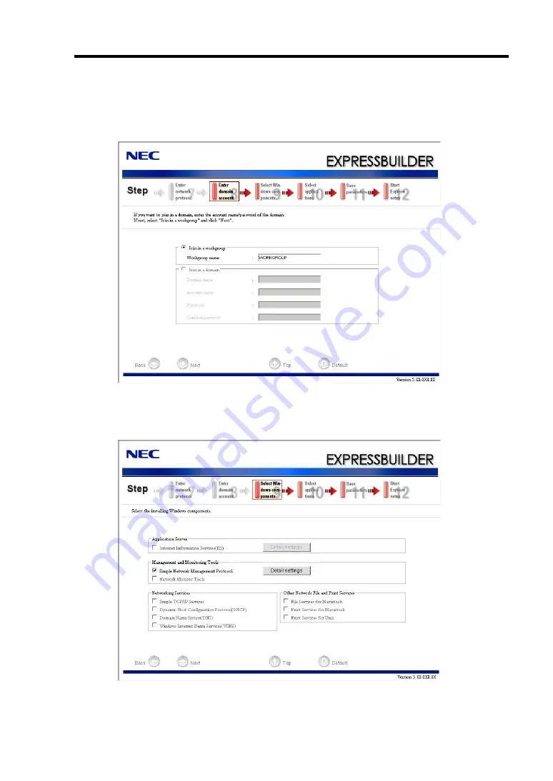 NEC Express5800/110Ge User Manual Download Page 129