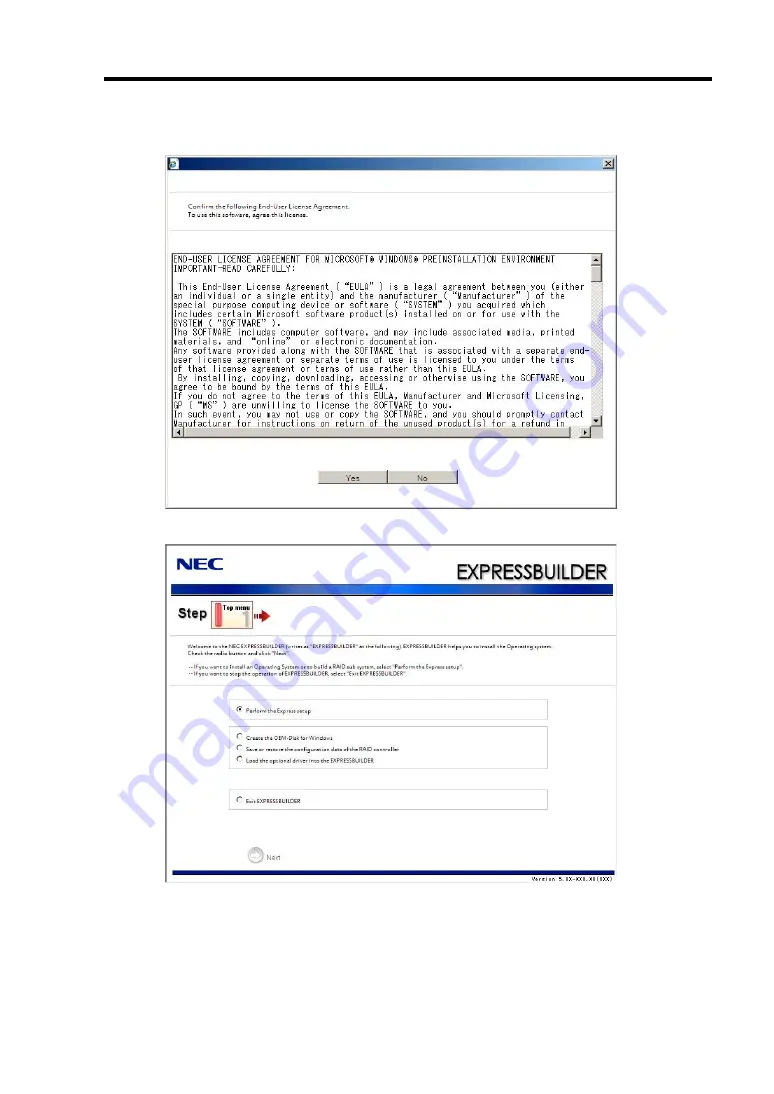 NEC Express5800/53La User Manual Download Page 129