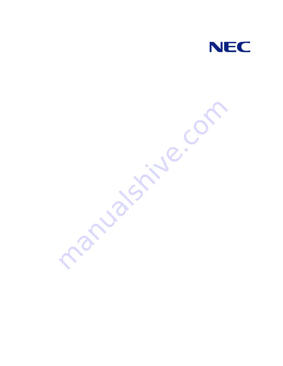 NEC Express5800/iR120a-1E Скачать руководство пользователя страница 1