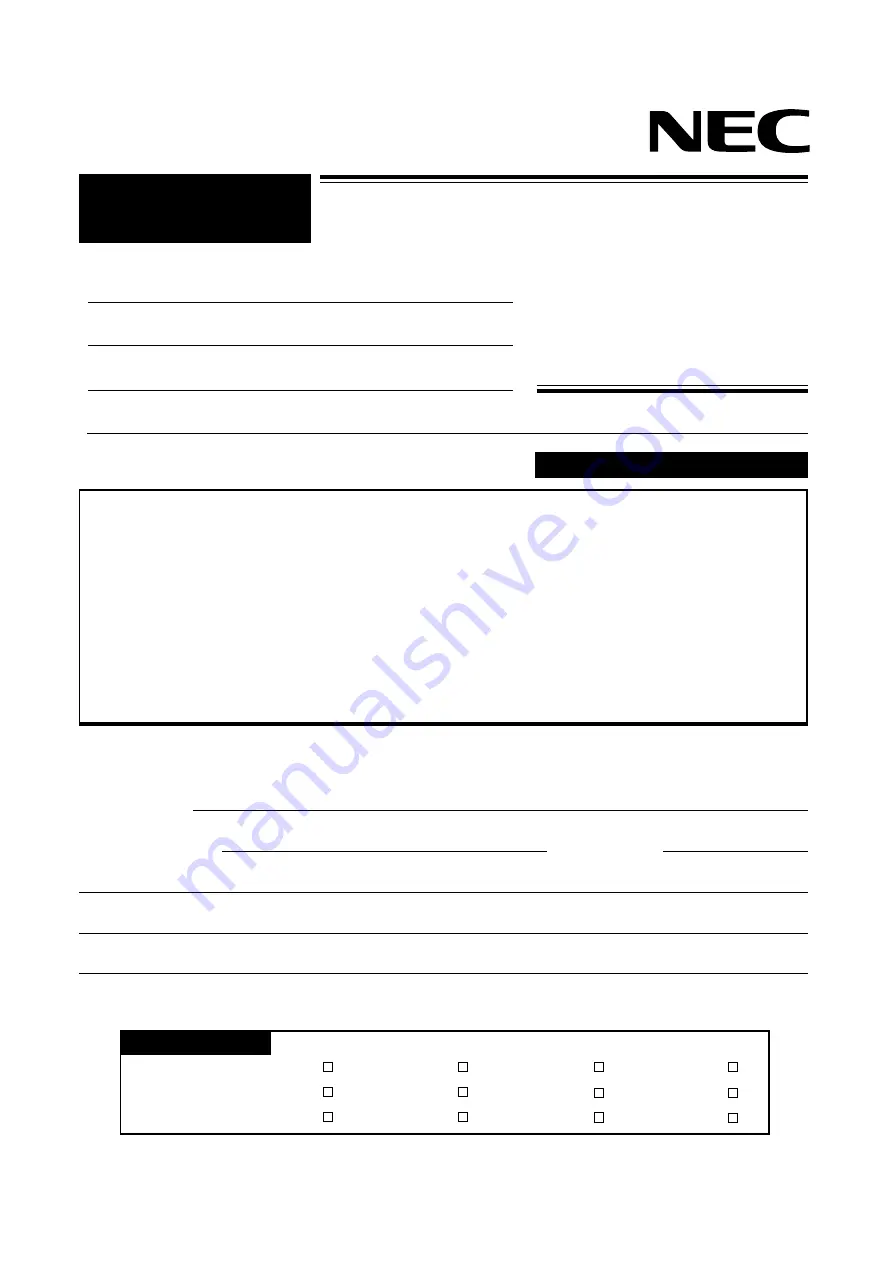 NEC IE-703242-G1-EM1 Preliminary User'S Manual Download Page 41