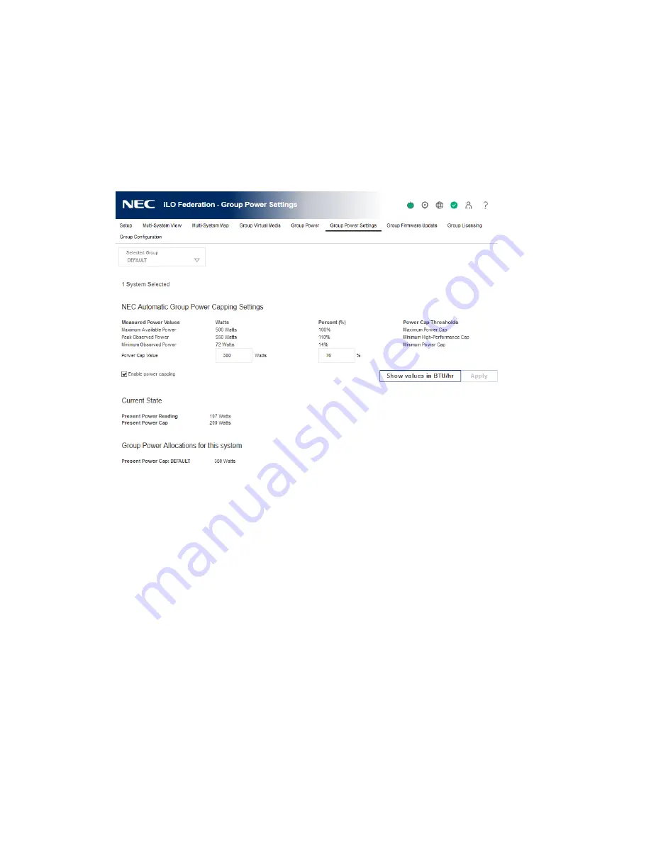 NEC iLO 5 User Manual Download Page 111