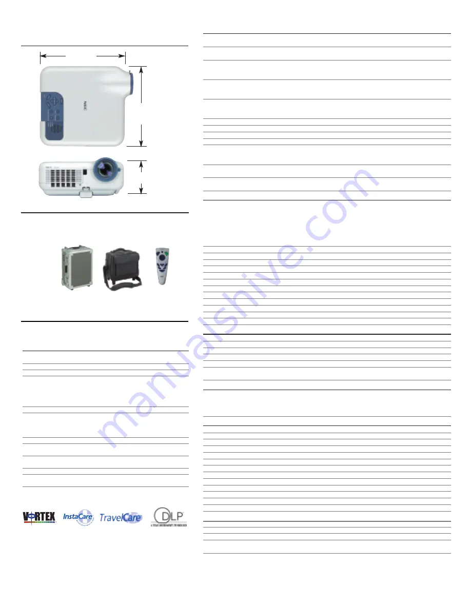 NEC LT220 Series Brochure & Specs Download Page 4