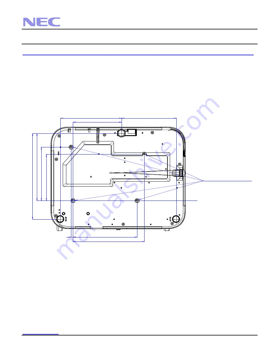 NEC M332XS Installation Manual Download Page 4