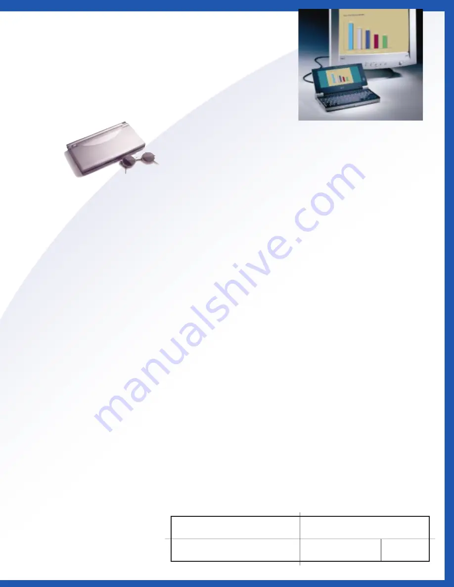 NEC MOBILEPRO 750C H Brochure & Specs Download Page 3