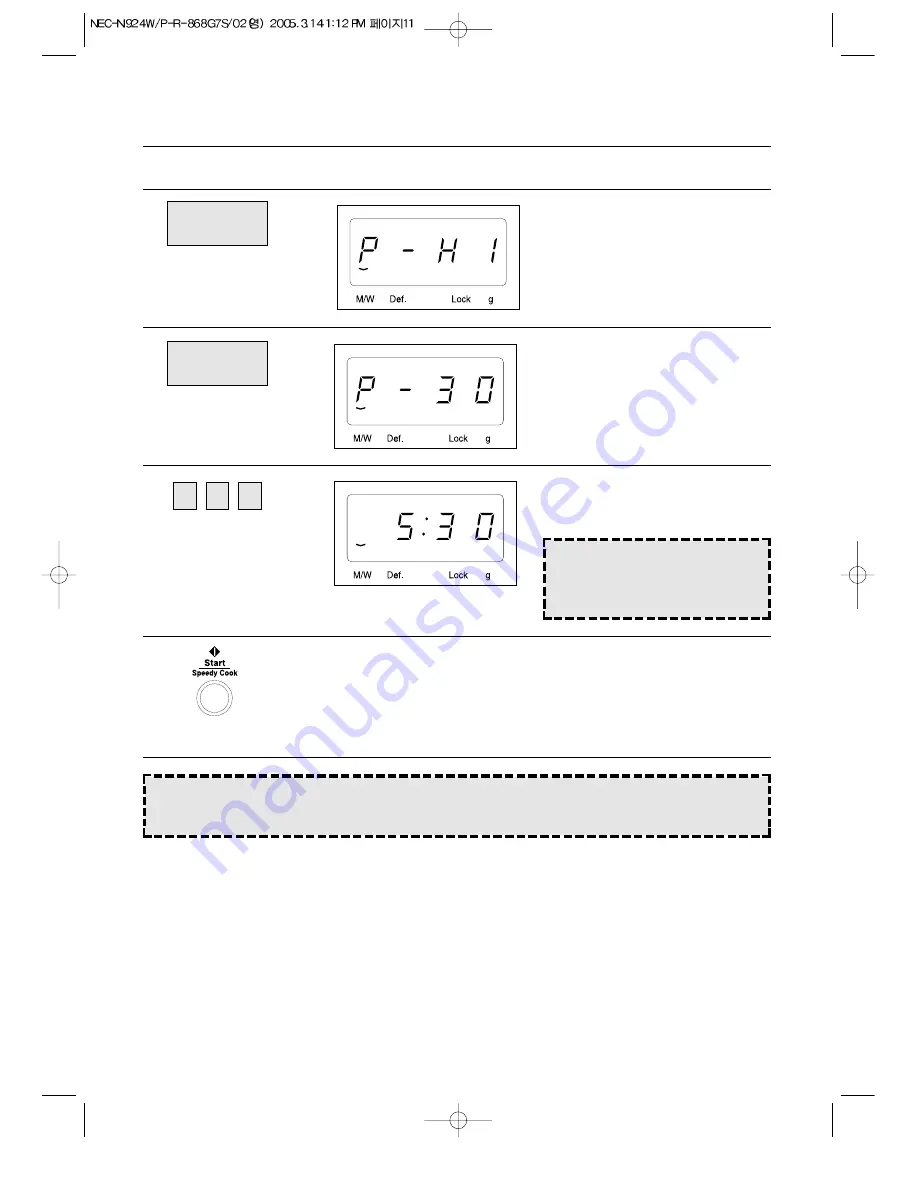 NEC N924P Operating Instructions & Cook Book Download Page 12