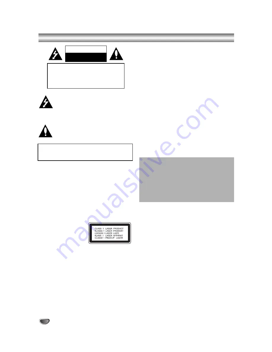 NEC NDRV-62 Owner'S Manual Download Page 2