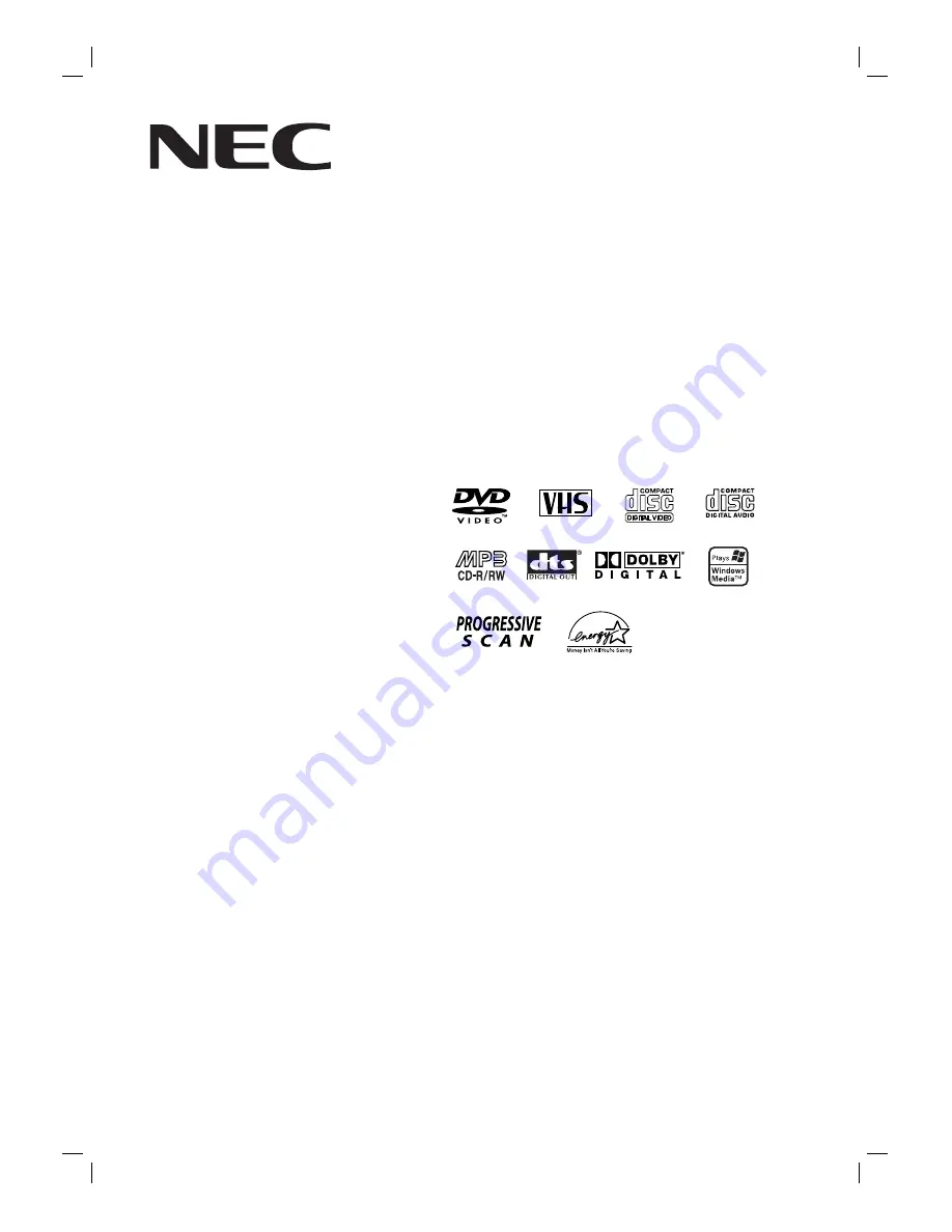 NEC NDT-42 Скачать руководство пользователя страница 1