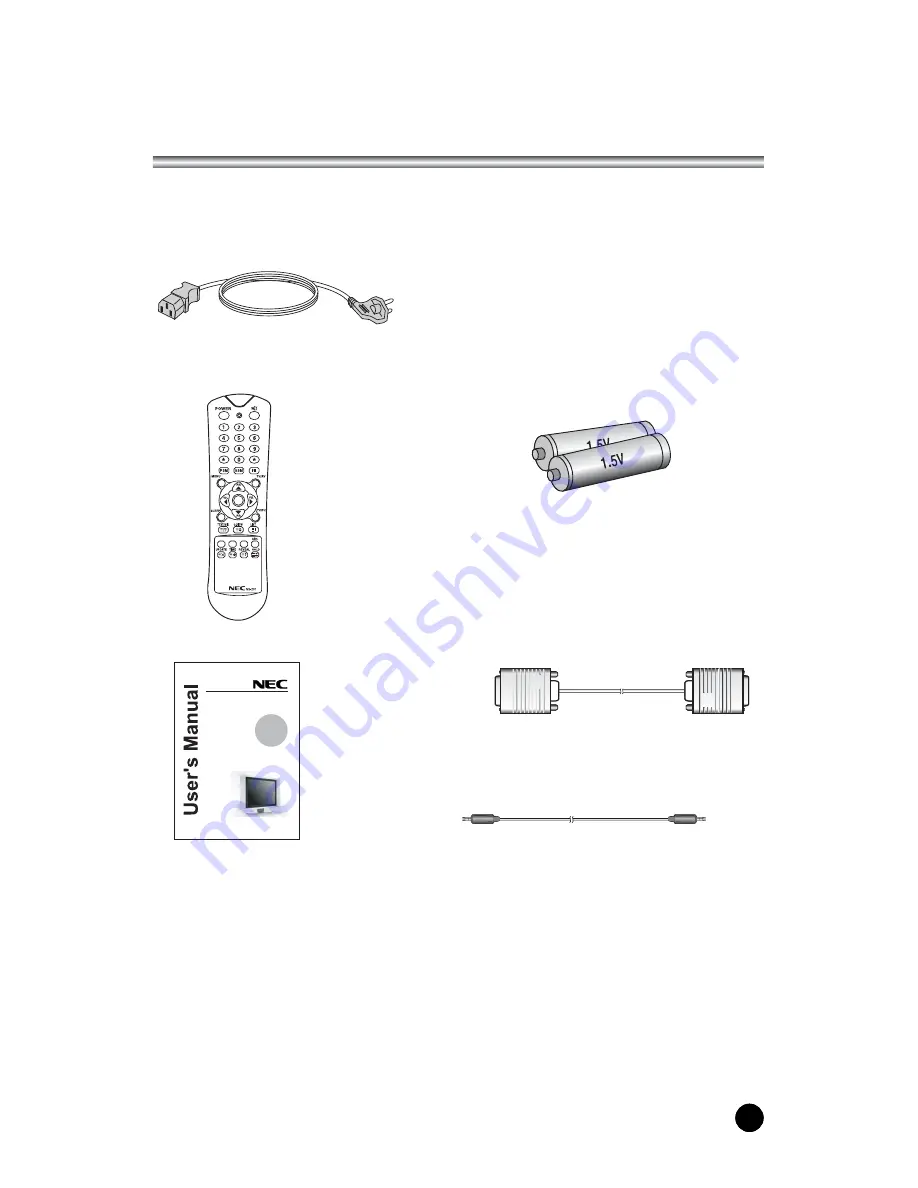 NEC NLT-32W User Manual Download Page 5