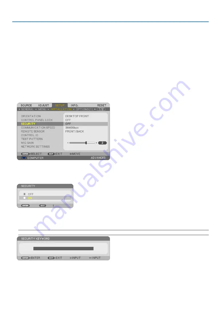 NEC NP-P401W User Manual Download Page 45