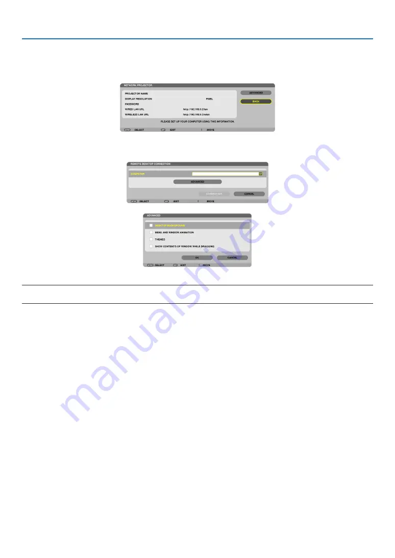 NEC NP-P401W User Manual Download Page 131