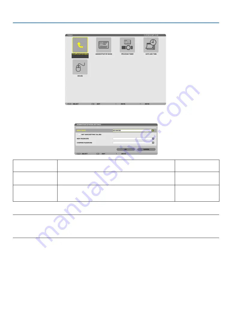 NEC NP-P401W User Manual Download Page 148