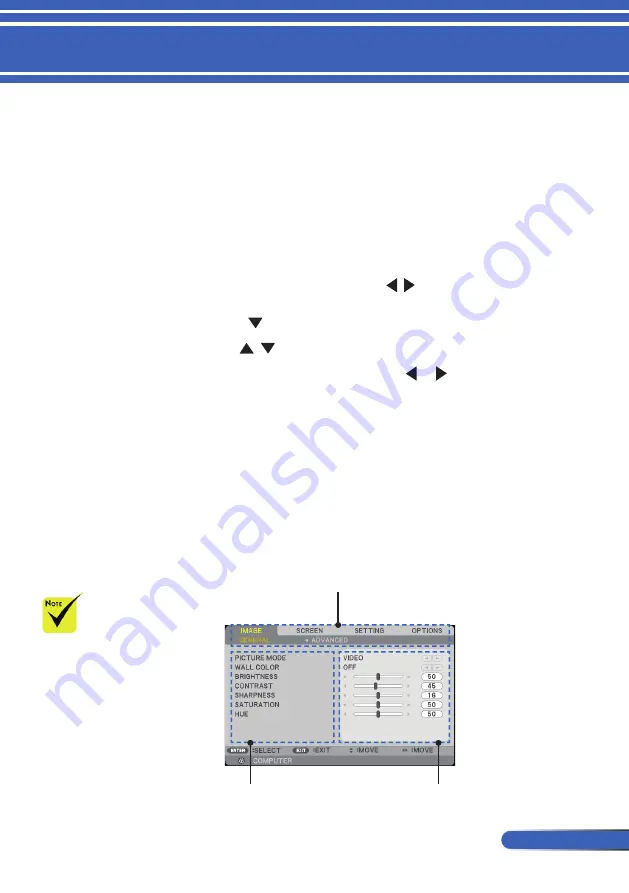 NEC NP-PE401H User Manual Download Page 40