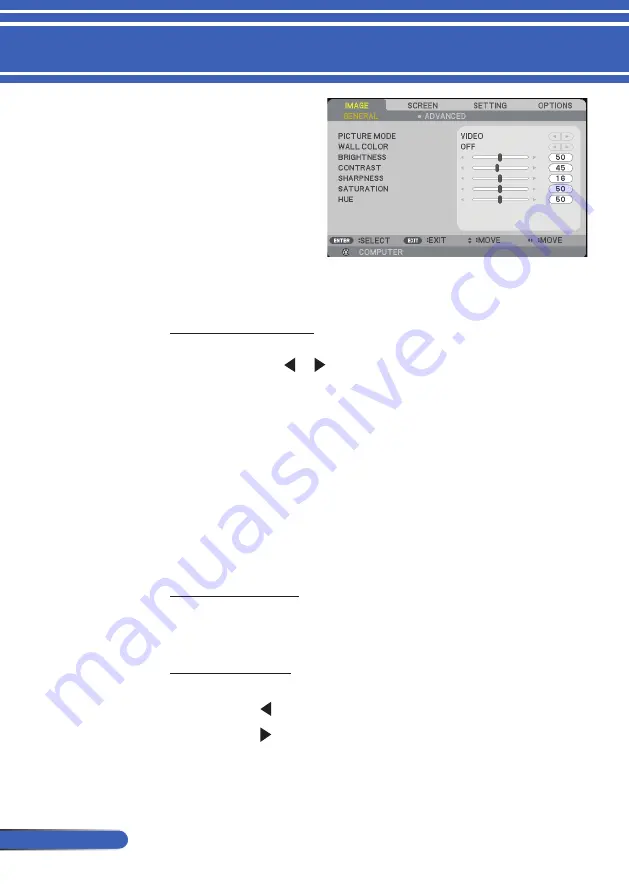 NEC NP-PE401H User Manual Download Page 43