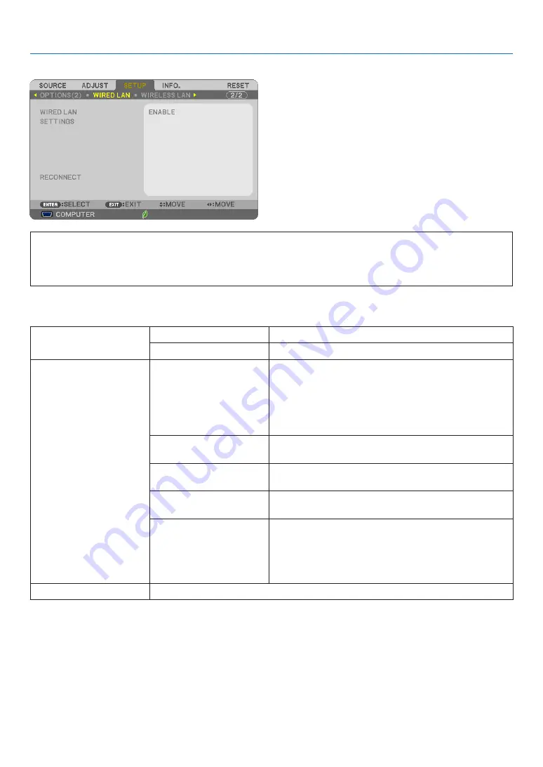 NEC NP-UM301W User Manual Download Page 107