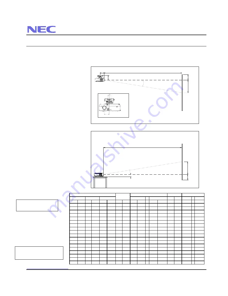 NEC NP300 Series Installation Manual Download Page 2