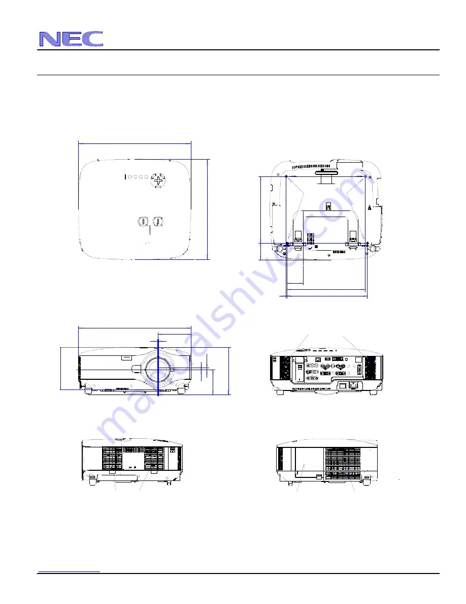 NEC NP3151W WXGA Скачать руководство пользователя страница 7