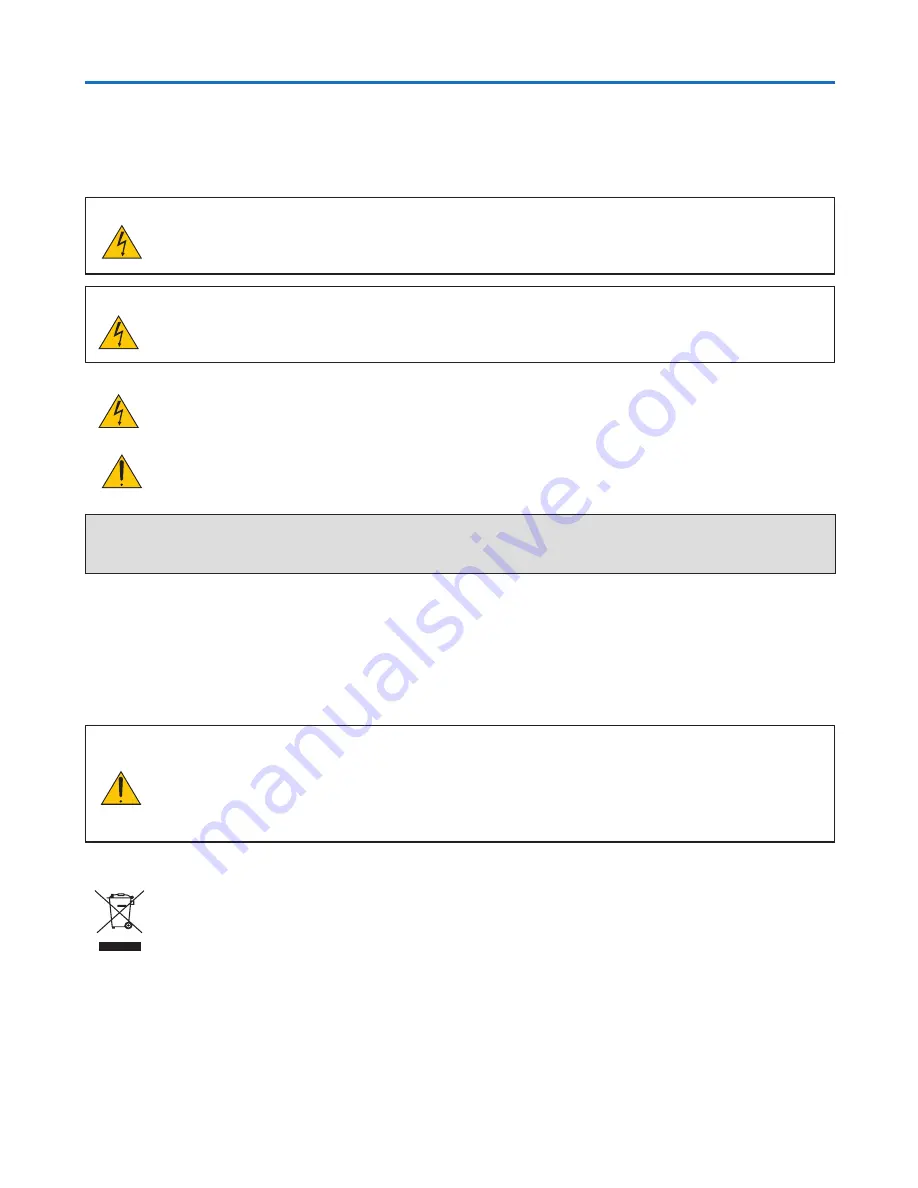 NEC NP400 Series User Manual Download Page 3