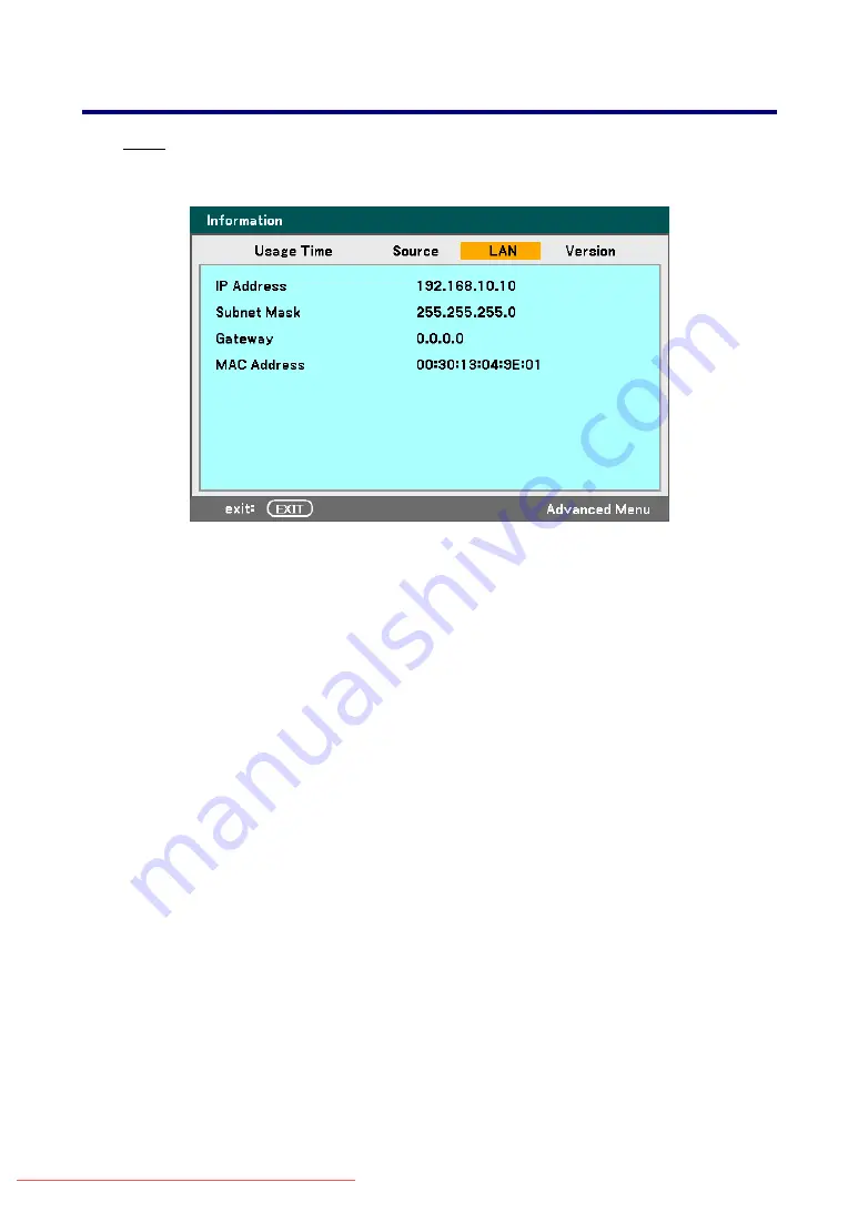 NEC NP4000 User Manual Download Page 110