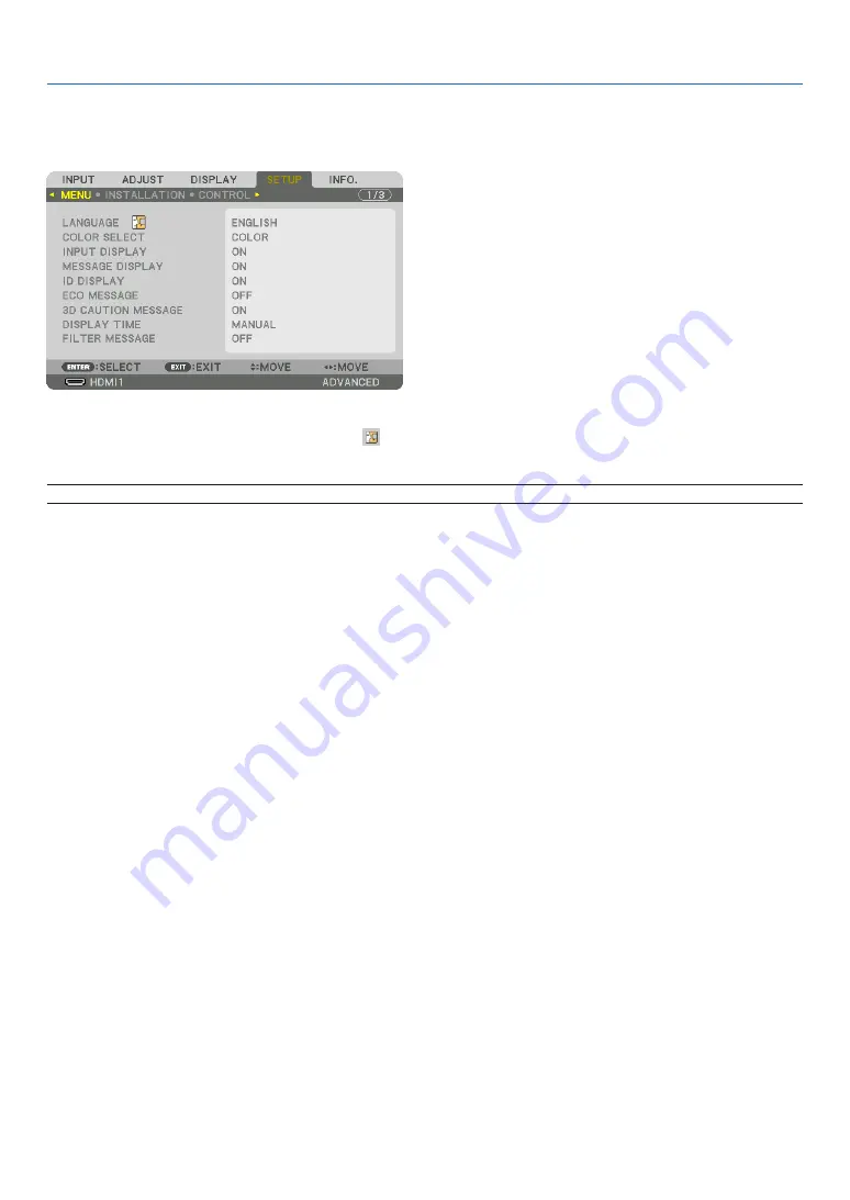 NEC PA521U User Manual Download Page 123