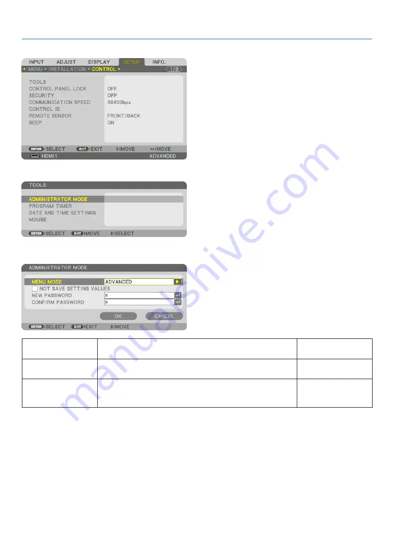 NEC PA521U User Manual Download Page 128