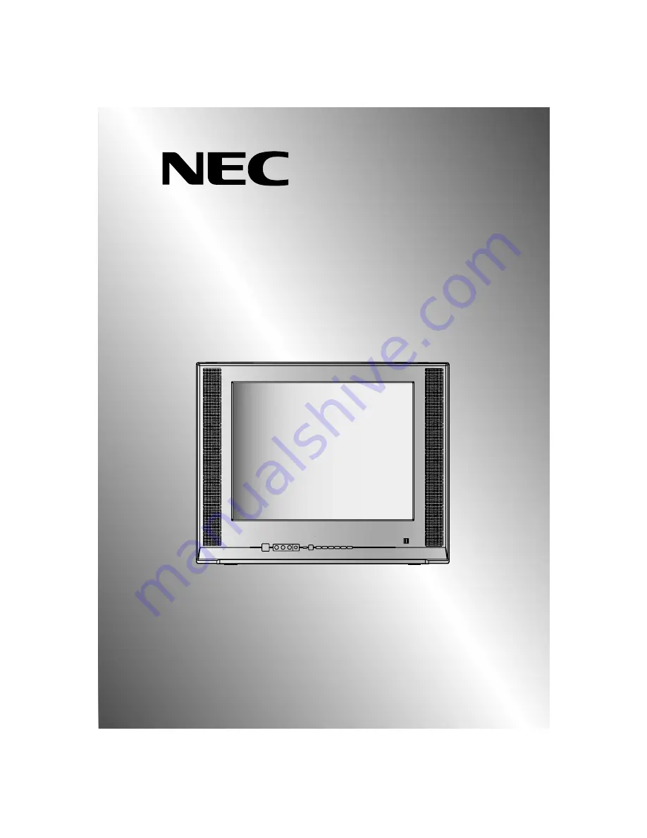 NEC PF51T31 Instruction Manual Download Page 1