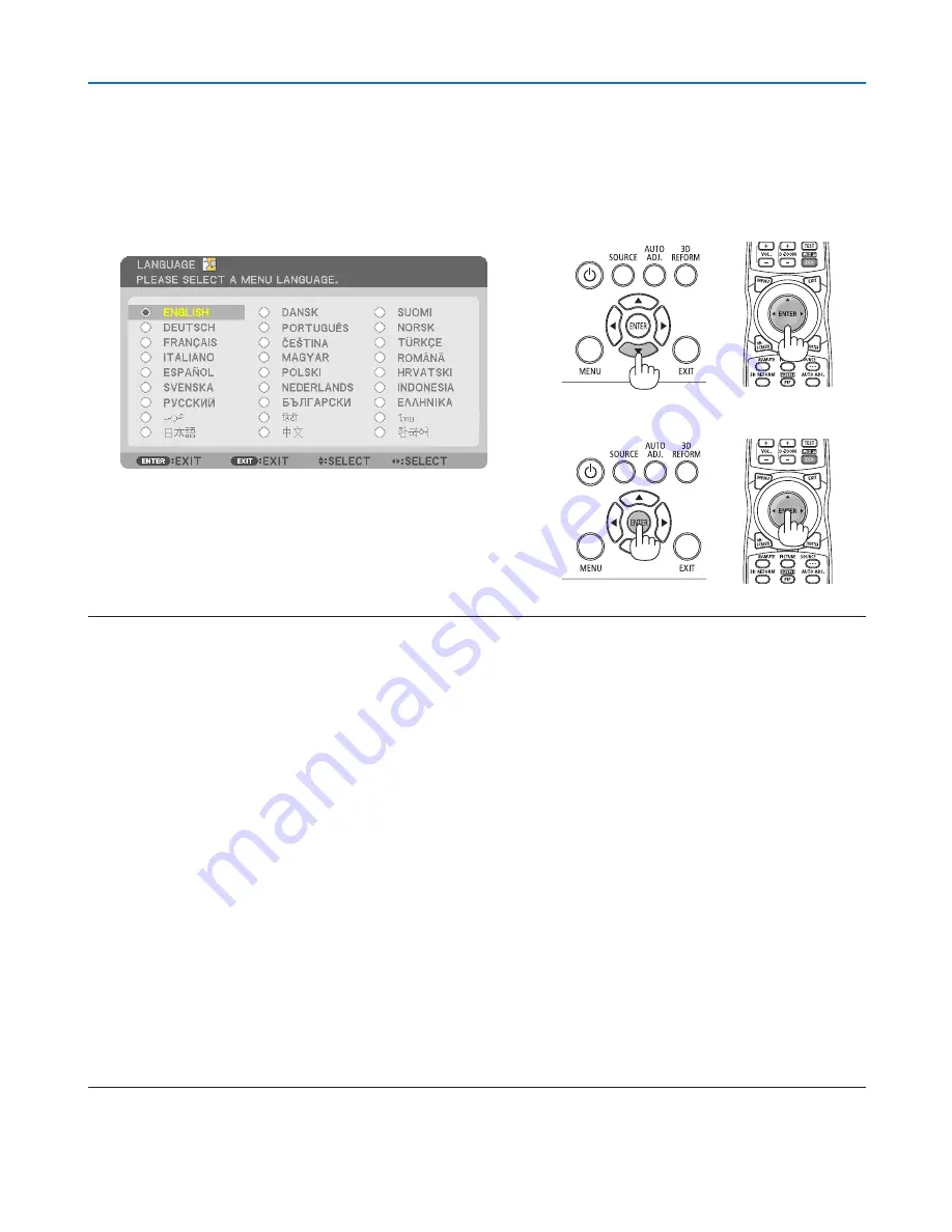 NEC PH1000U User Manual Download Page 34