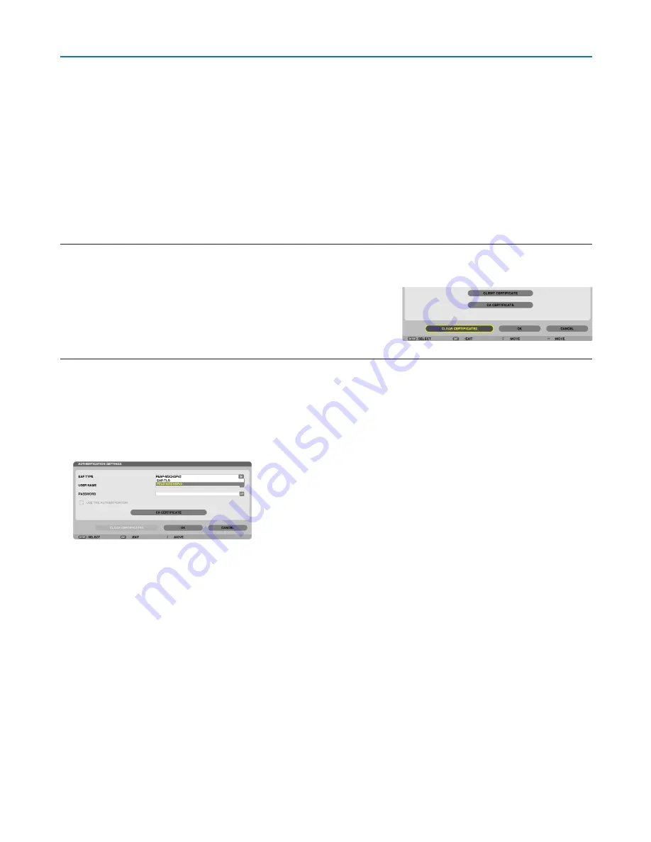 NEC PH1000U User Manual Download Page 169