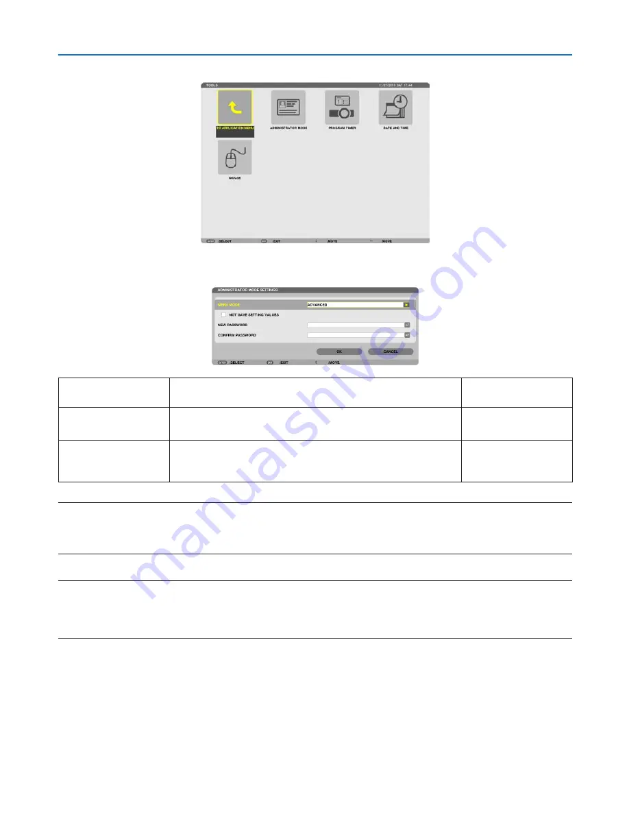 NEC PH1000U User Manual Download Page 176