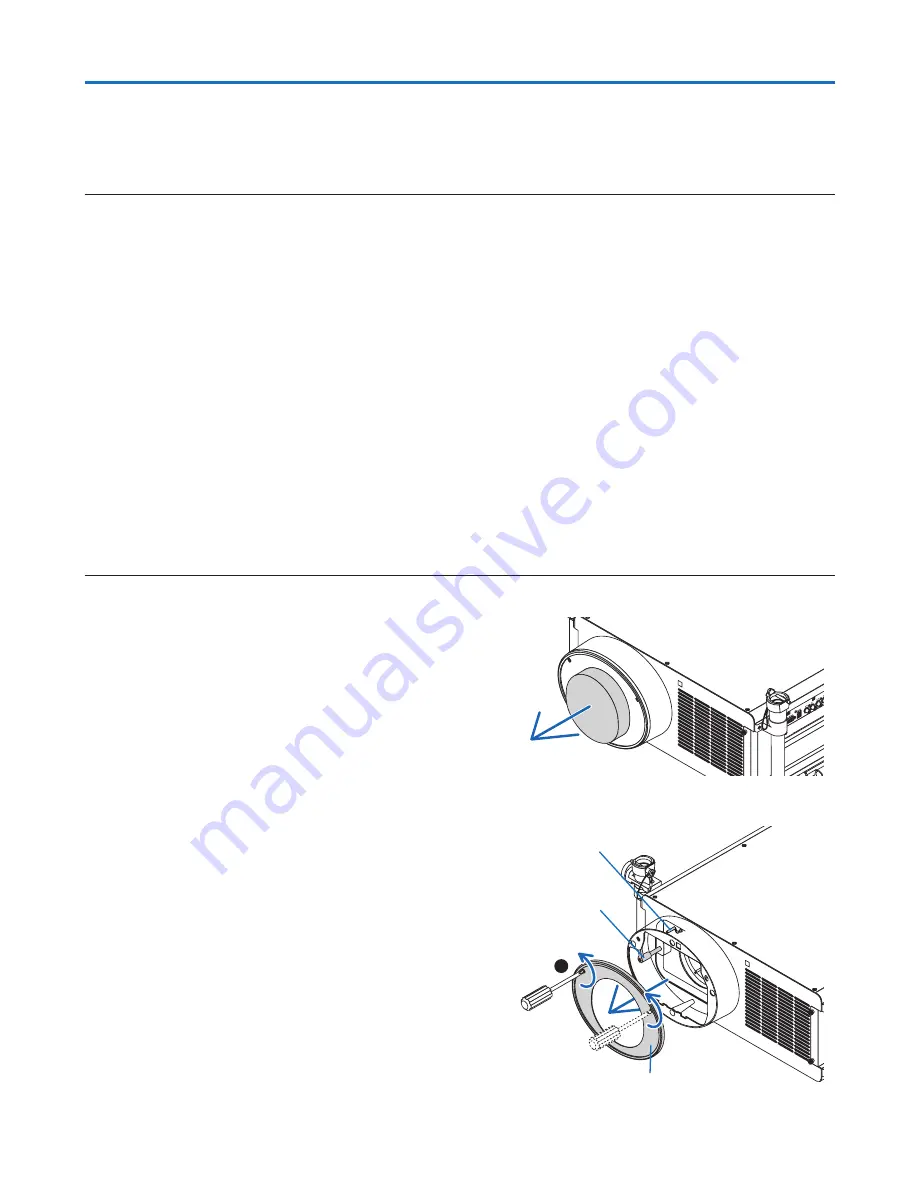 NEC PH1000U User Manual Download Page 181