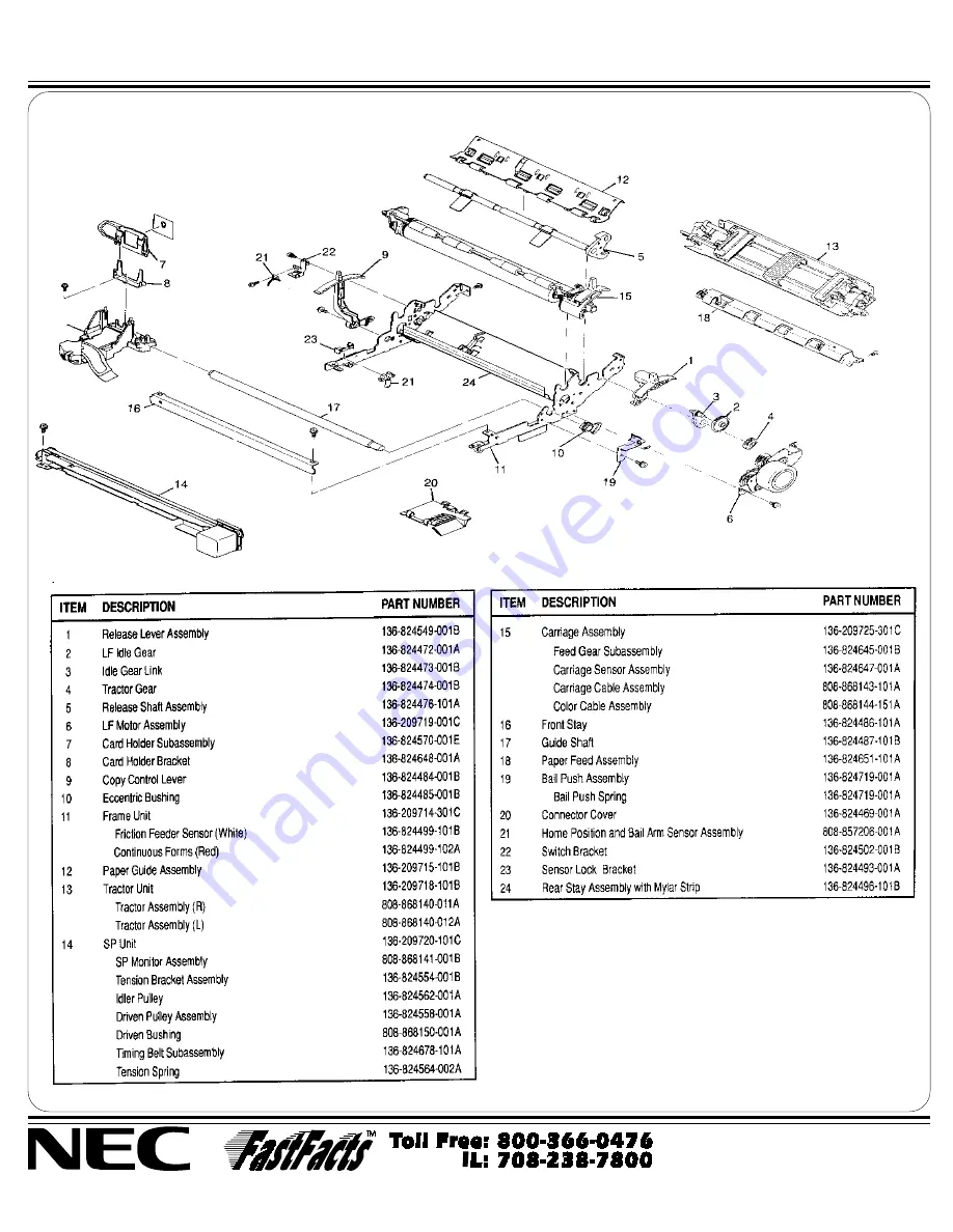 NEC Pinwriter P5200 Specification Download Page 4