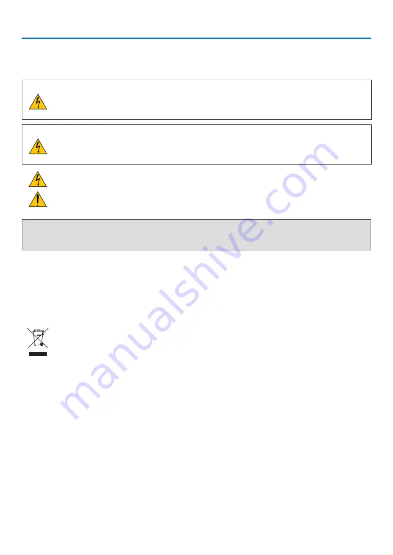 NEC PX602UL-BK User Manual Download Page 3