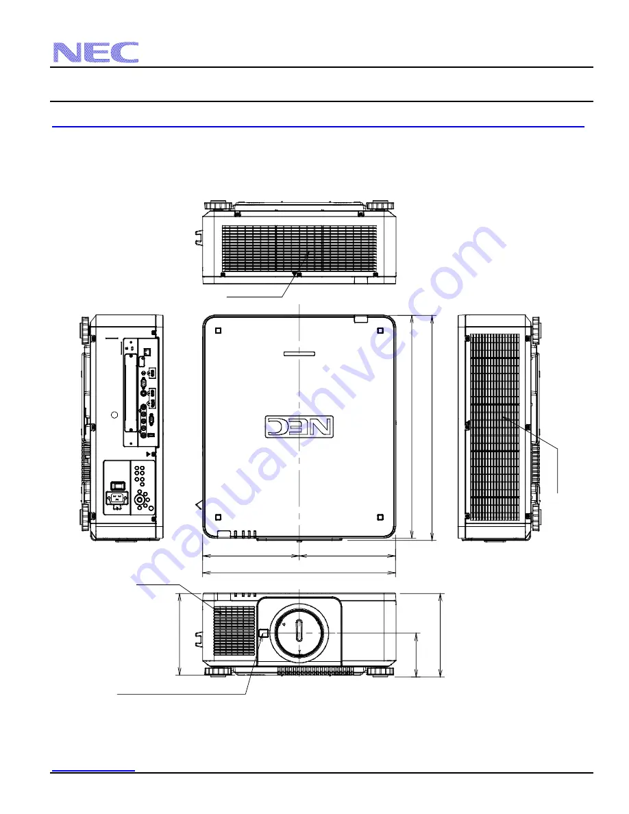 NEC PX803UL Скачать руководство пользователя страница 5