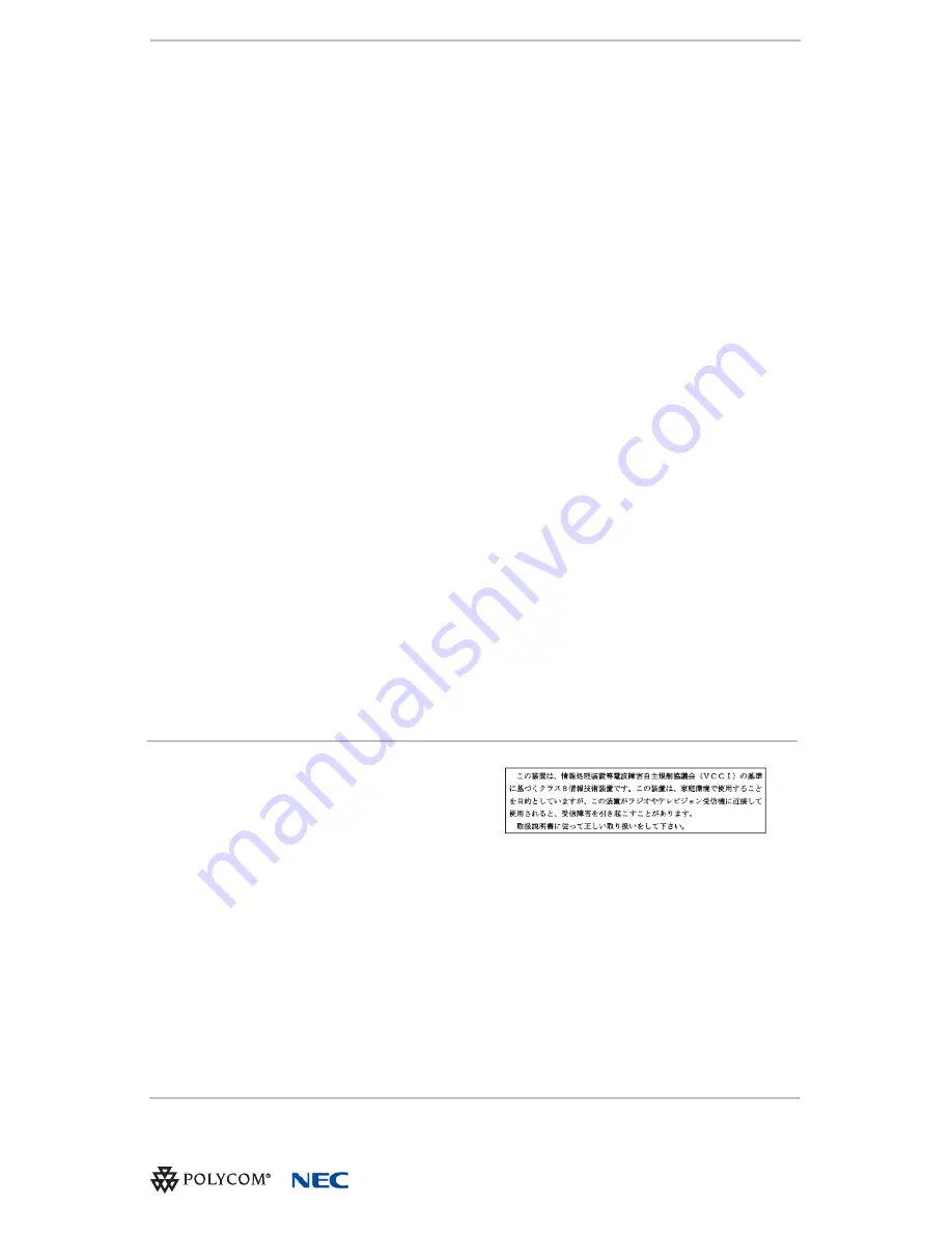 NEC SoundStation IP 6000 Quick Start Manual Download Page 6