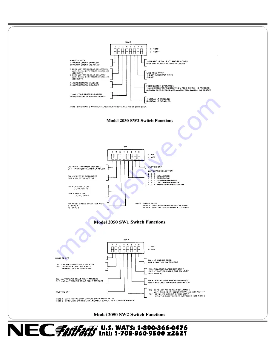 NEC Spinwriter 2000 Скачать руководство пользователя страница 6