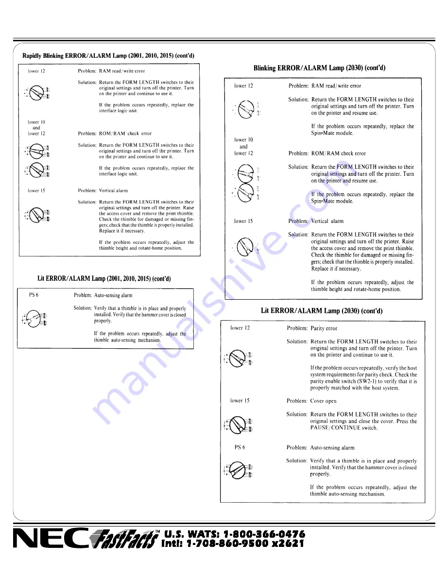 NEC Spinwriter 2000 Скачать руководство пользователя страница 8