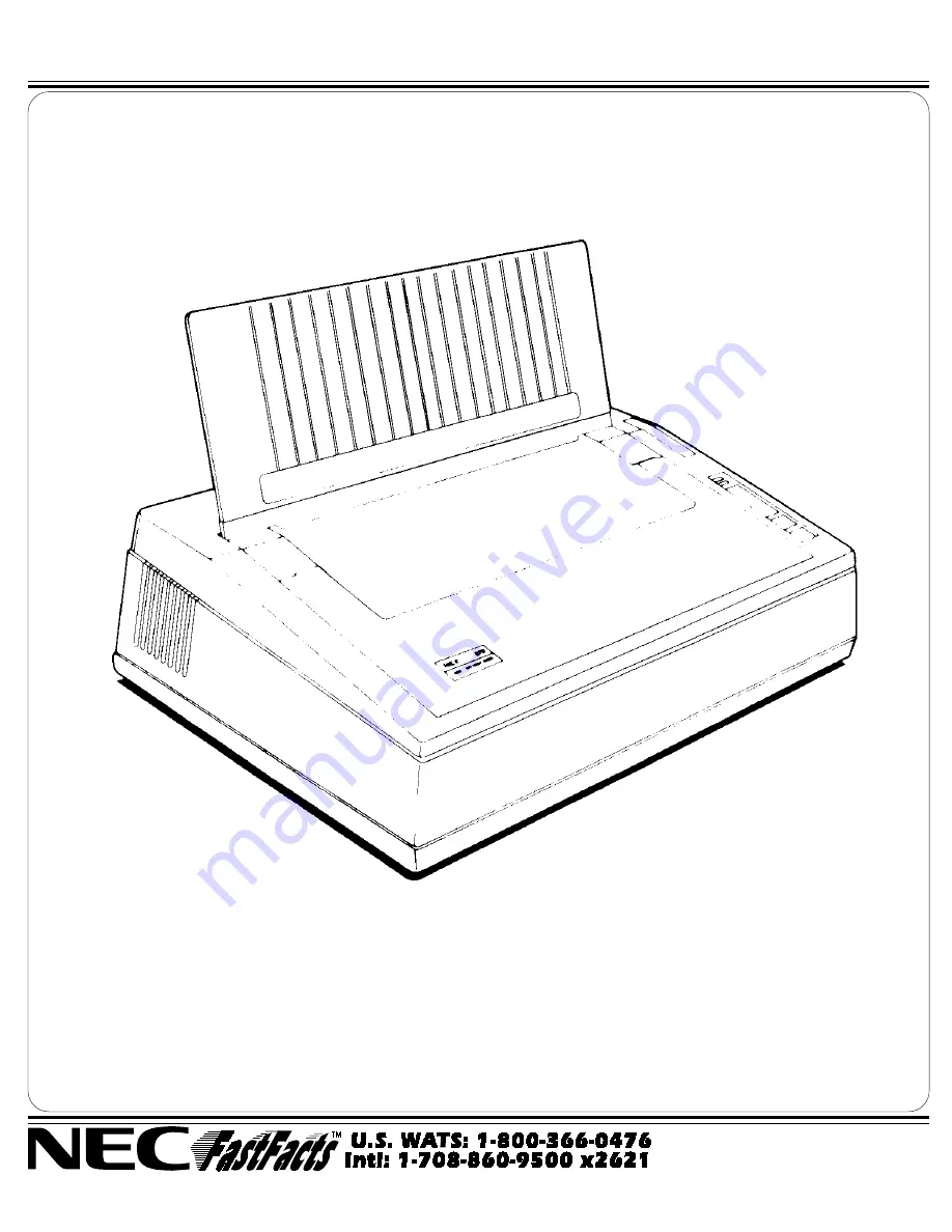 NEC Spinwriter e.l.f Скачать руководство пользователя страница 1