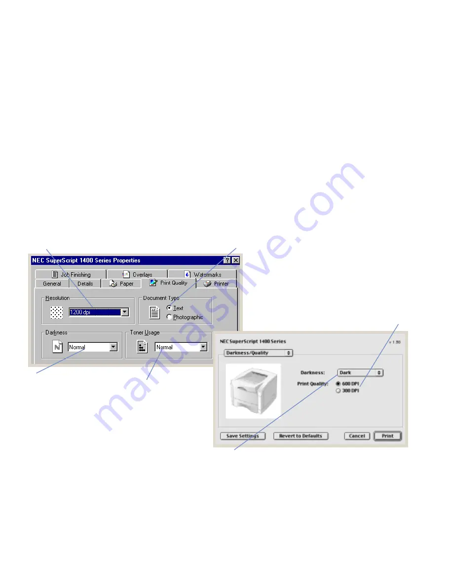 NEC SuperScript 1400 Скачать руководство пользователя страница 65