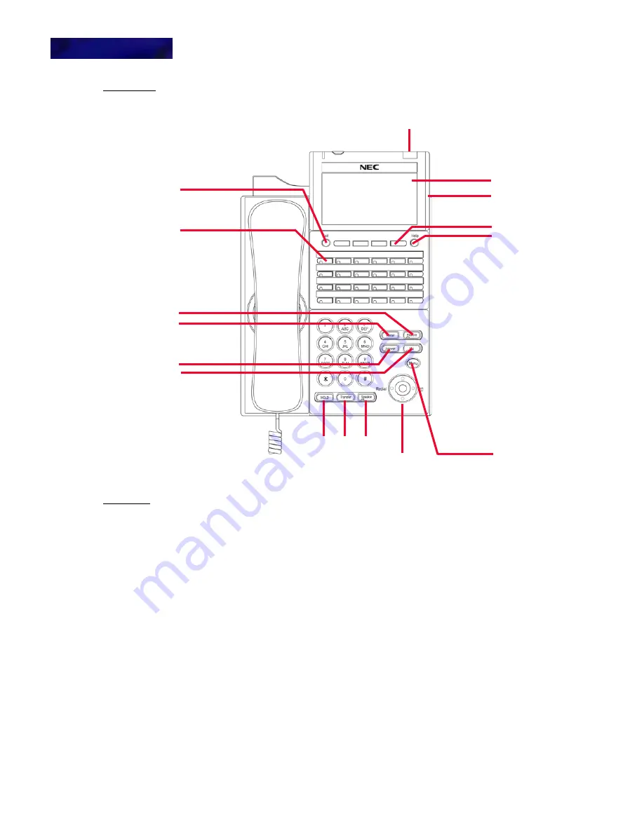 NEC UNIVERGE DT700 User Manual Download Page 24