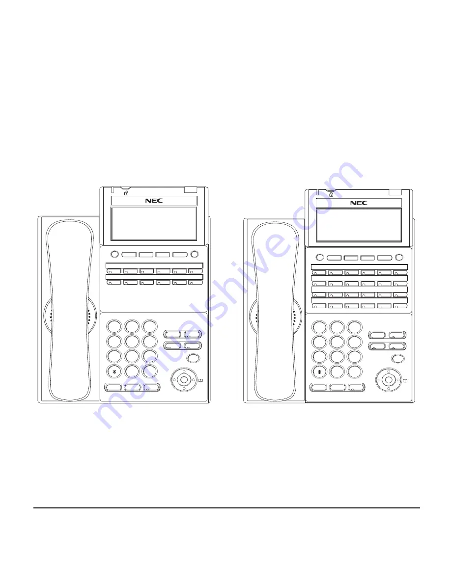 NEC Univerge SV8100 DT310 User Manual Download Page 11