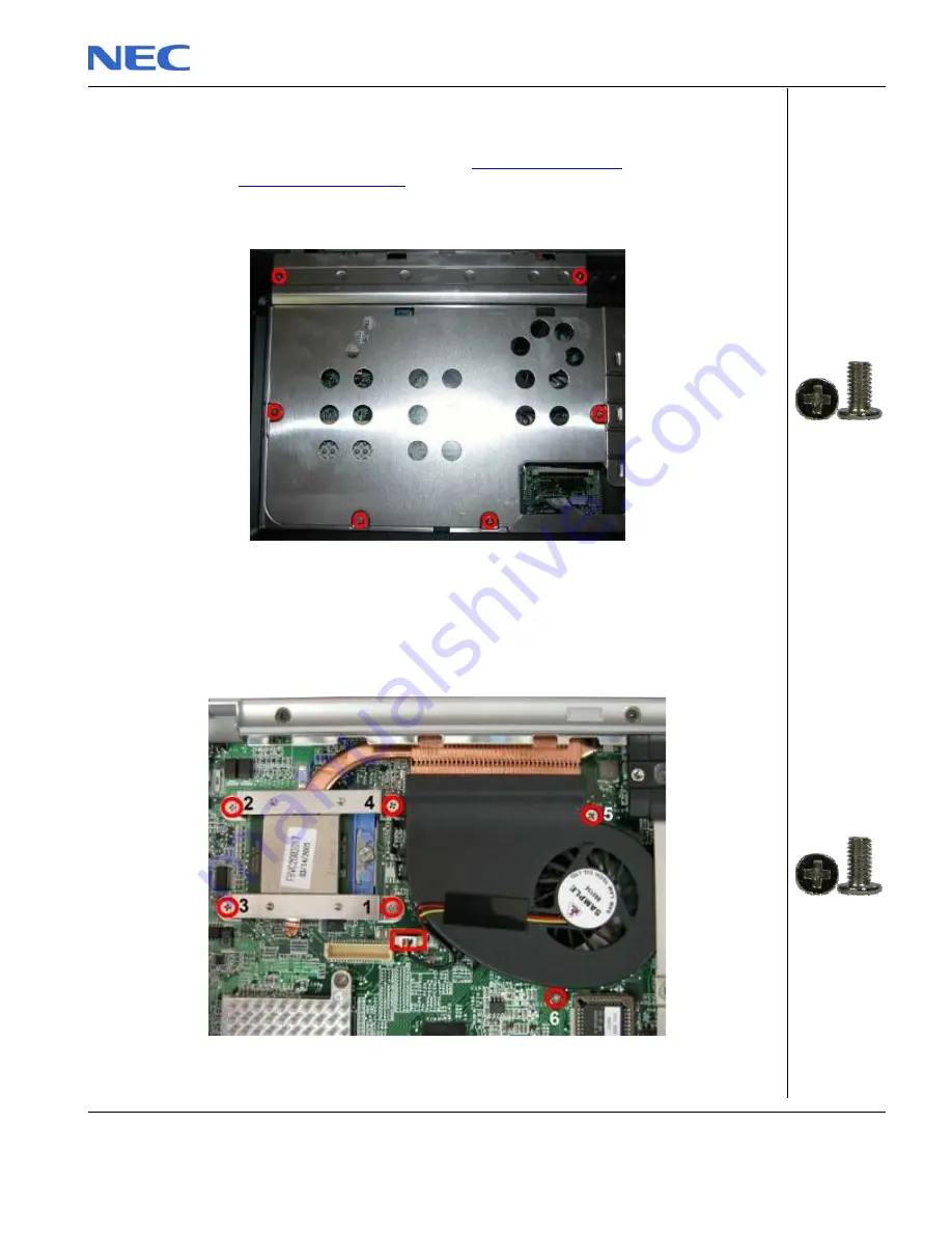 NEC VERSA M350 Disassembly Manual Download Page 13