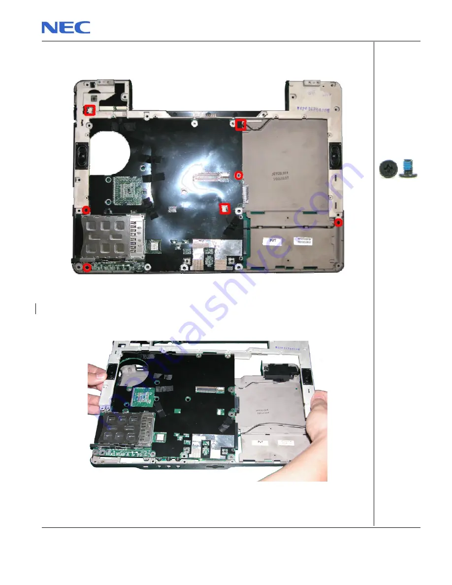 NEC Versa M540/PB EasYnote R7 Disassembly Manual Download Page 20