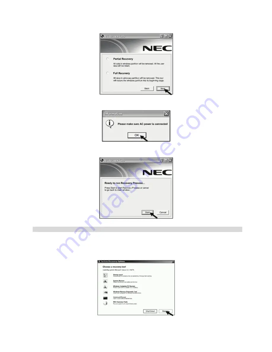 NEC VERSA P9210 Series User Manual Download Page 92