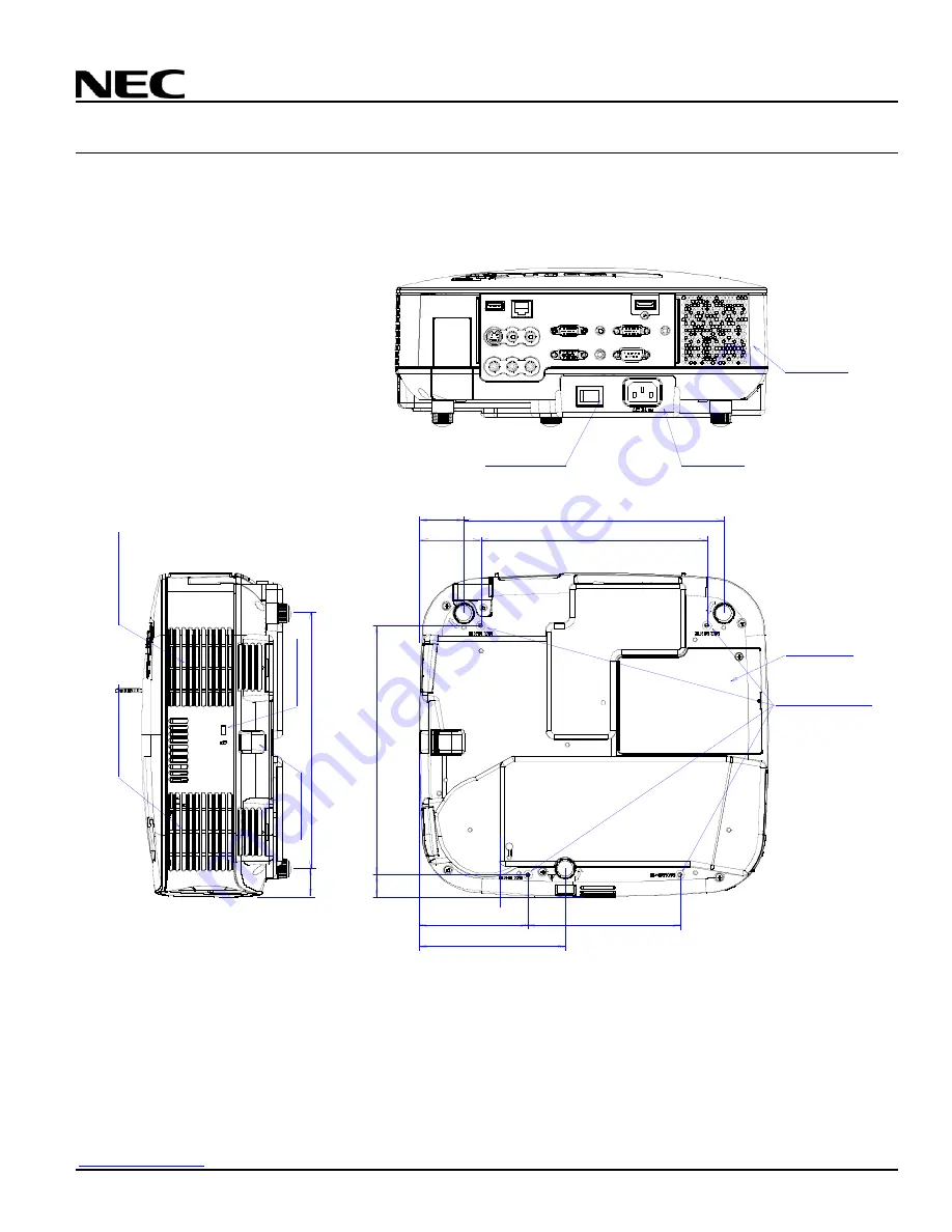 NEC VT800 Series Installation Manual Download Page 4