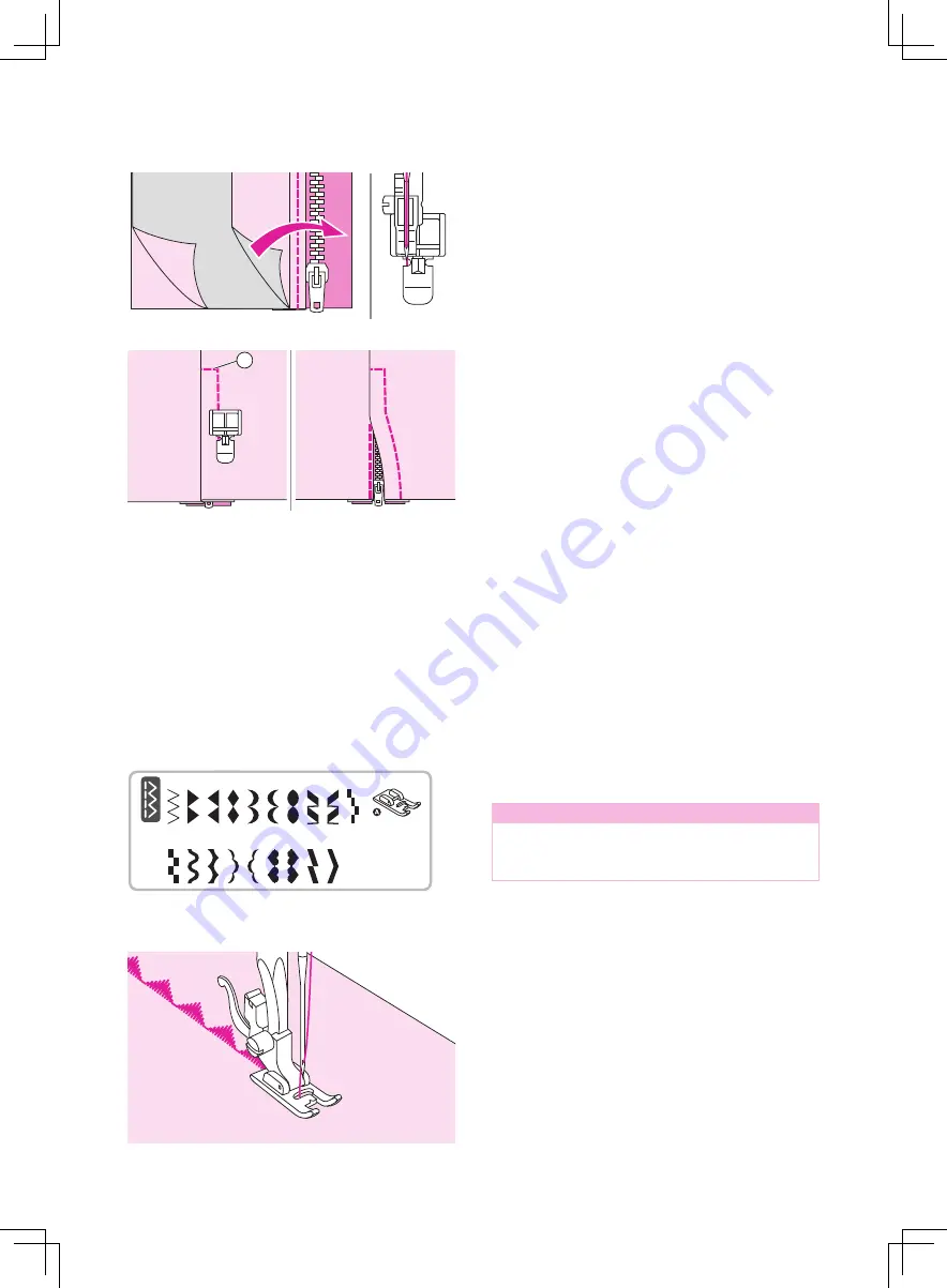 Necchi NC-102D Instruction Manual Download Page 63