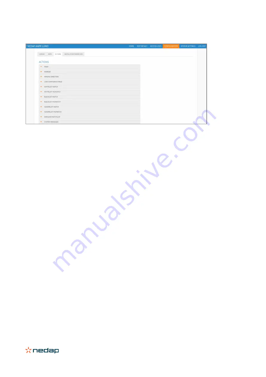 Nedap ANPR LUMO Скачать руководство пользователя страница 29